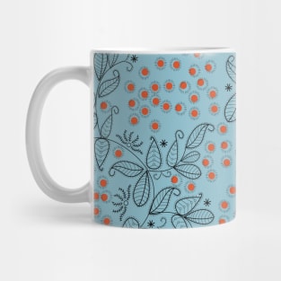 Georgian folk art ceramic design Mug